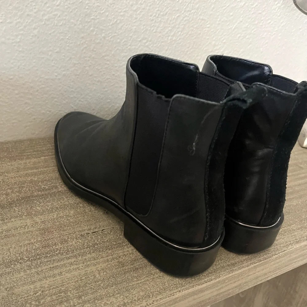 Zara leather Chelsea boots - Picture 4 of 7